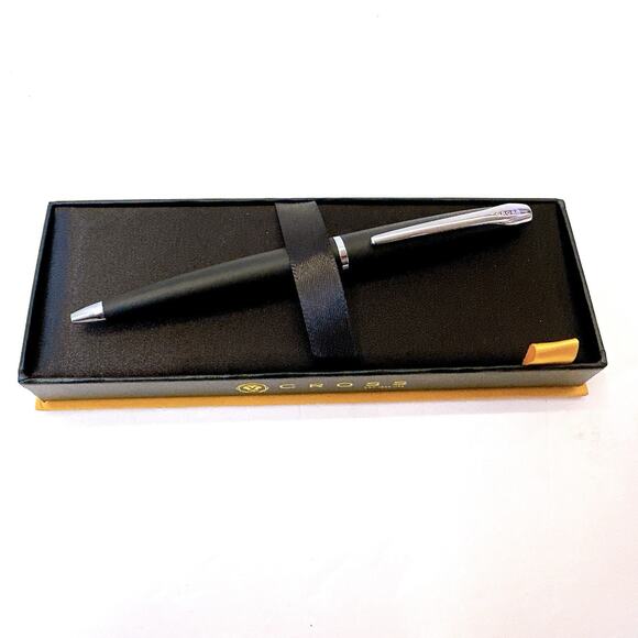 ❌SOLD❌ A.T. Cross Company ATX Basalt Black Ballpoint Pen 882-3 NEW Retail: $85 - Picture 5 of 11